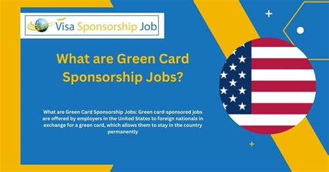 green card sponsorship jobs|Green Card Sponsorship Jobs, Employment .